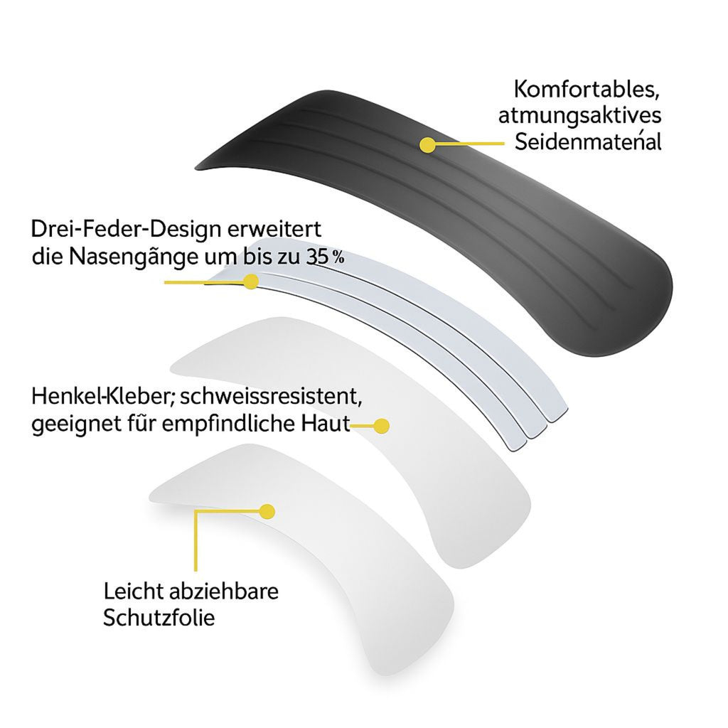 ForgeNight Atemmodul – Nasenpflaster für freie Atmung 30 Pflaster + 30 Reinigungstücher