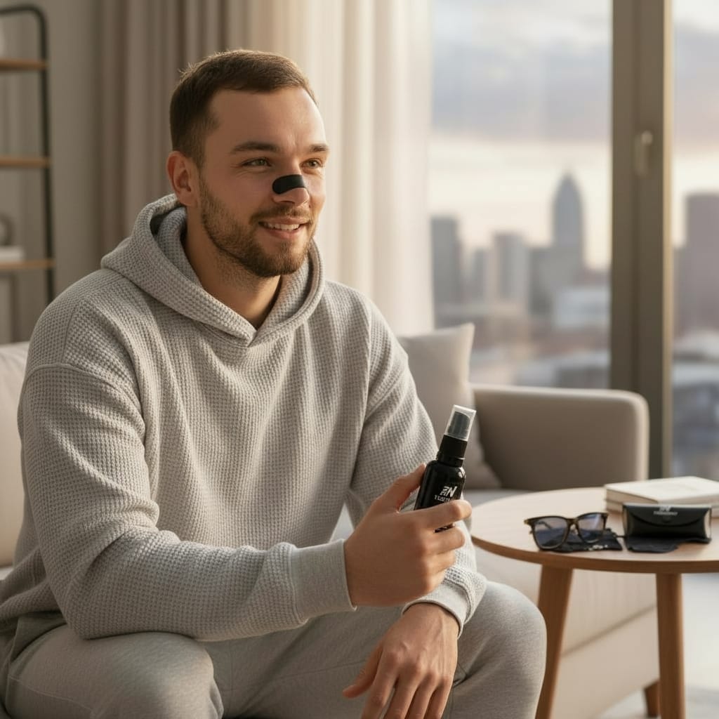 ForgeNight Atemmodul – Nasenpflaster für freie Atmung 30 Pflaster + 30 Reinigungstücher