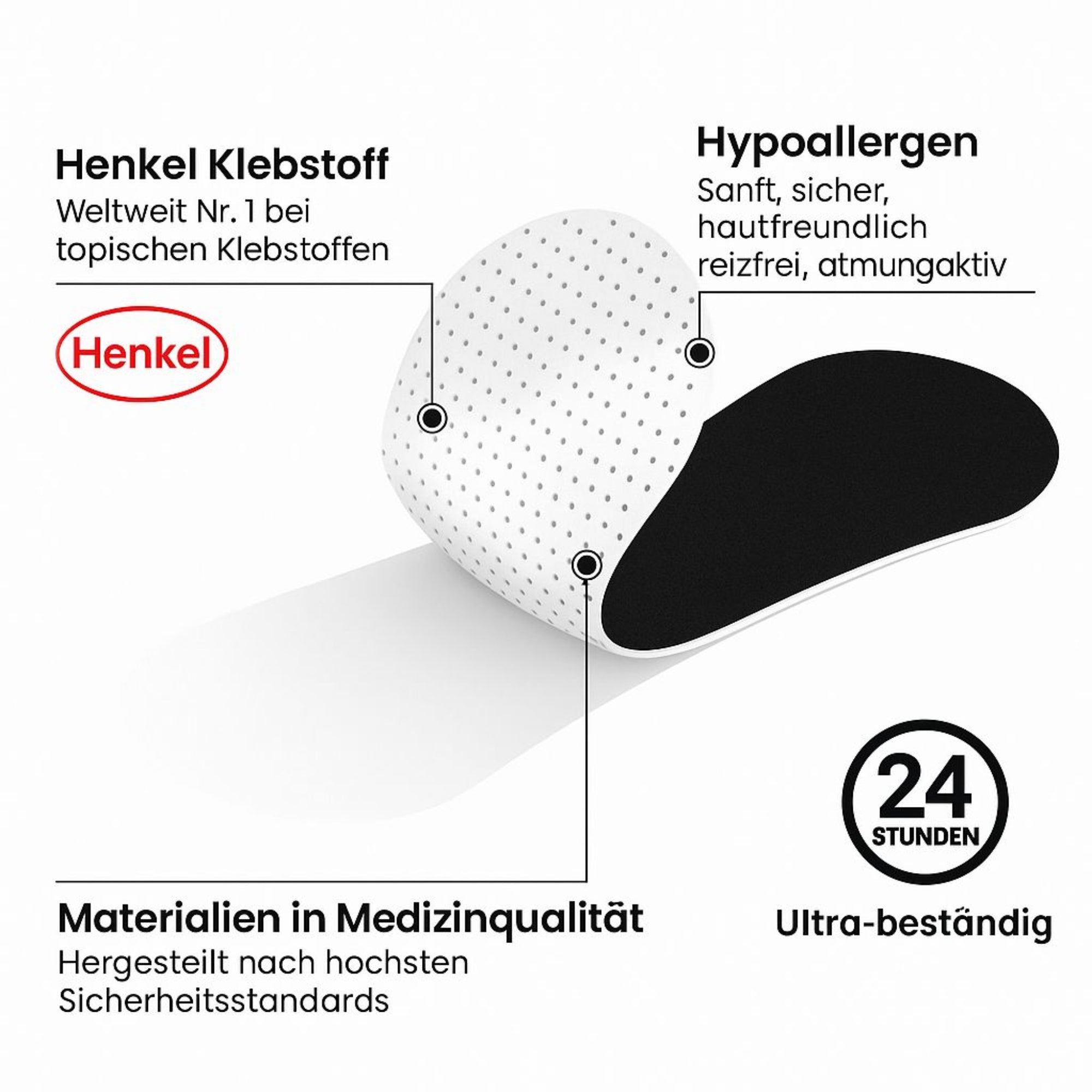 ForgeNight Atemmodul – Nasenpflaster (Größe S)  für schmalere Nasenformen 30 Pflaster + 30 Reinigungstücher