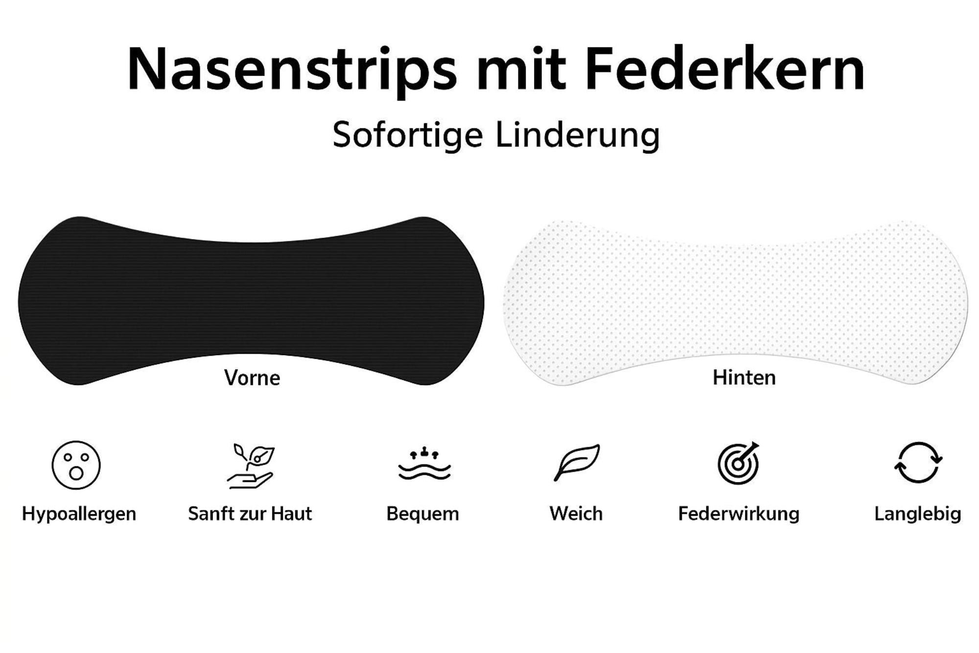 ForgeNight Atemmodul – Nasenpflaster für freie Atmung 30 Pflaster + 30 Reinigungstücher